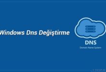 Windows DNS değiştirme
