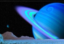 Satürn'ün etrafındaki halkalar
