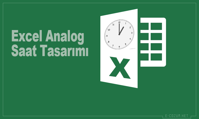 Excel ile analog saat yapımı
